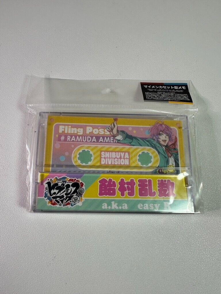 Hypnosis Mic Cassette Memo Memo Pad Set Fling Posse Ramuda Amemura