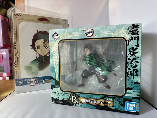 Demon Slayer Kimetsu no Yaiba Ichiban kuji Kamado Tanjiro Figure Prize B & F Set