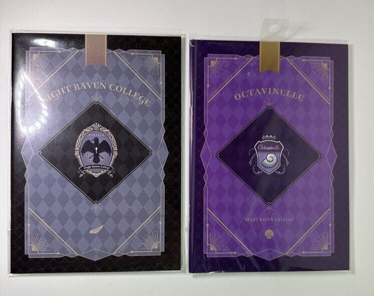 Twisted Wonderland Octavinelle Night Raven College Notebook Set Divus Floyd Azul