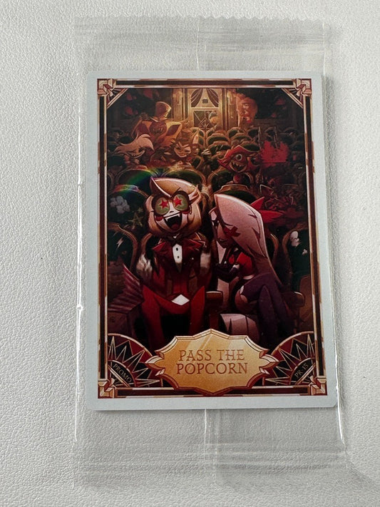 Hazbin Hotel Singalong Exclusive Pass The Popcorn Foil Promo Trading Card PR-15