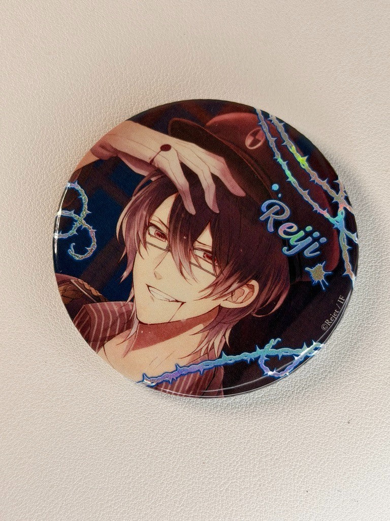Diabolik Lovers Medium Can Badge Reiji Sakamaki Shiny Words