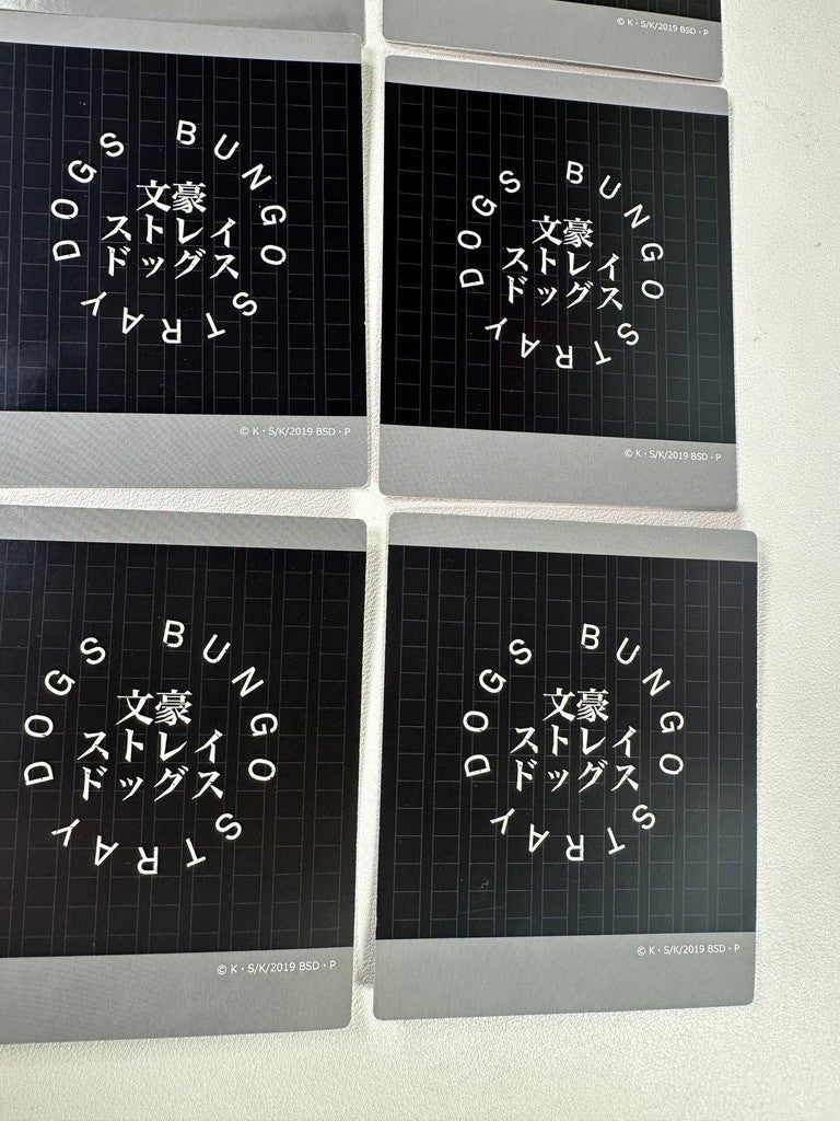 Bungo Stray Dogs Card Set Doppo Akiko Atsushi Osamu Ryunosuke Sakunosuke