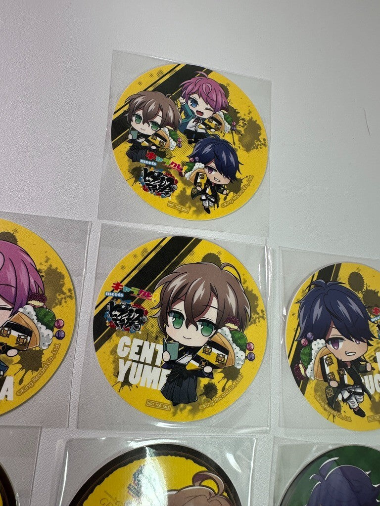 Hypnosis Mic Division Rap Battle Cafe Coaster Fling Posse Ramuda Dice Gentaro