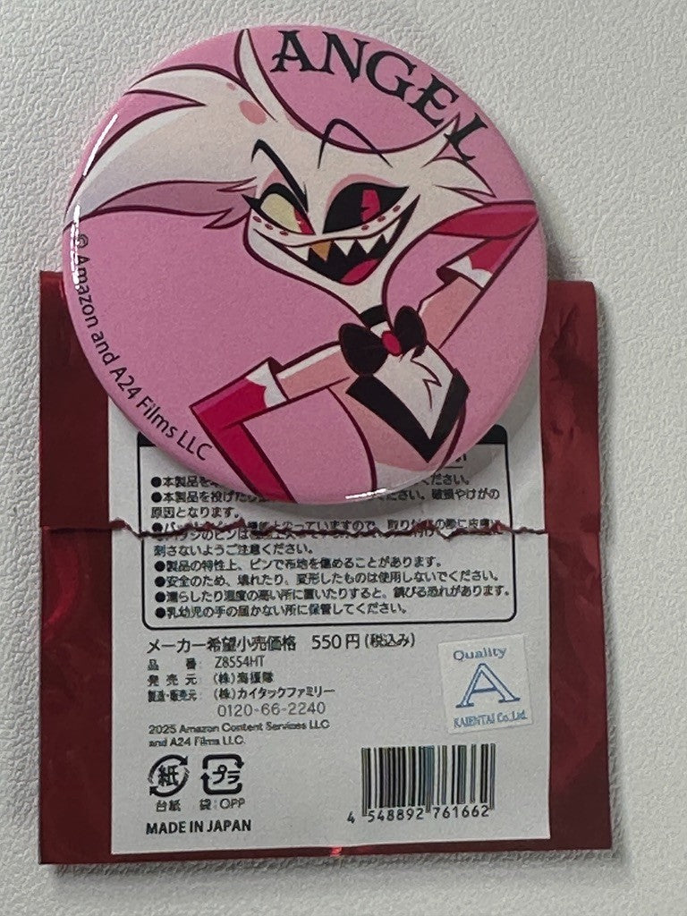 Hazbin Hotel Ikebukuro Pop-Up Shop Angel Dust Can Badge