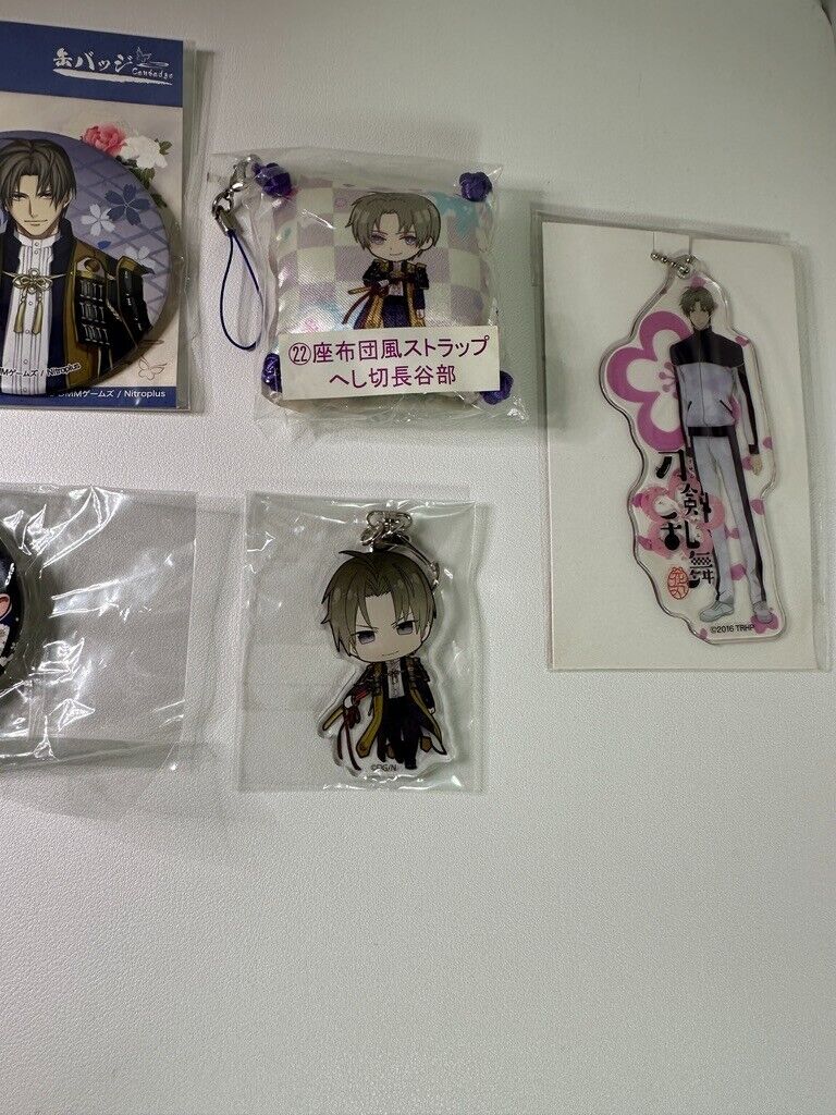 Touken Ranbu Online Heshikiri Hase Can Badge Pillow Charm Acrylic Keycain Set
