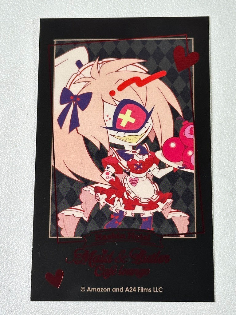 Hazbin Hotel Animate Cafe Maids and Butlers Card Cherri Chibi