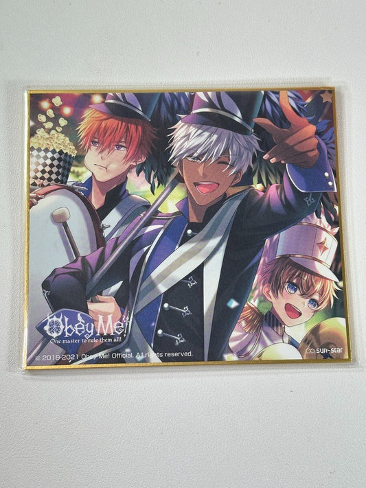 Obey Me! Shikishi Board Mammon Beelzebub Luke
