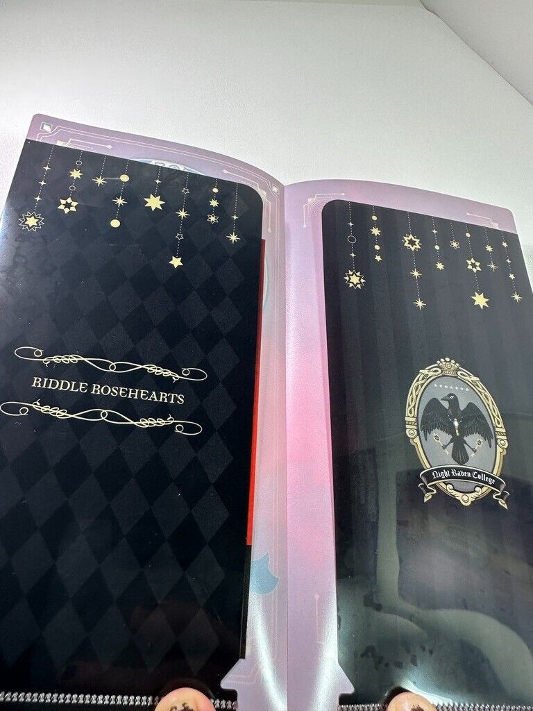 Twisted Wonderland Clear File Folder Sticker Set Heartslabyul Octavinelle Ortho