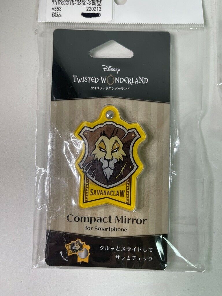 Disney Twisted Wonderland Savanaclaw Phone Mirror Can Badge Leona Kingscholar