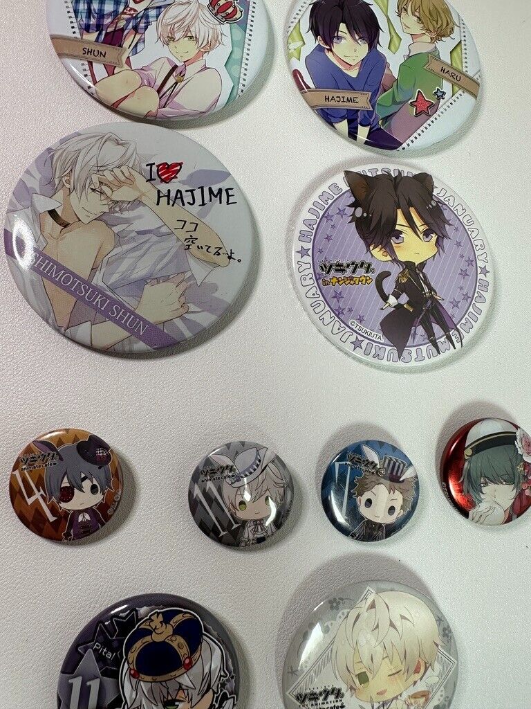 Super Sale TsukiUta Six Gravity Procellarum Seleas Fiuna Can Badge Set 1