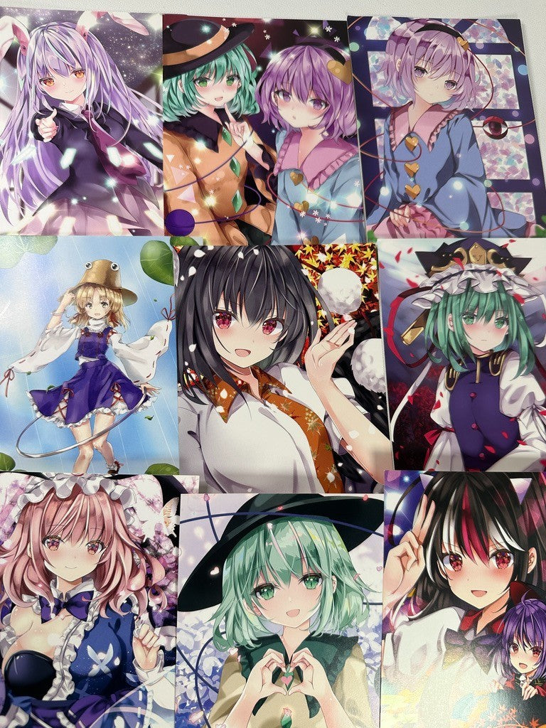 Touhou Project Postcard Set Remilia Reimu Wakasagi Hime Cirno