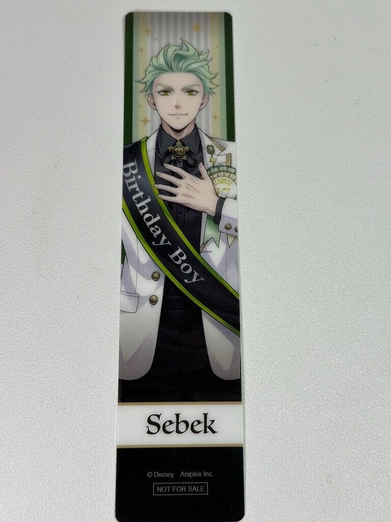 Twisted Wonderland Birthday Boy Clear Bookmark Diasomnia Sebek Zigvolt