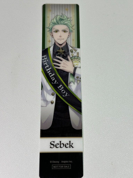Twisted Wonderland Birthday Boy Clear Bookmark Diasomnia Sebek Zigvolt