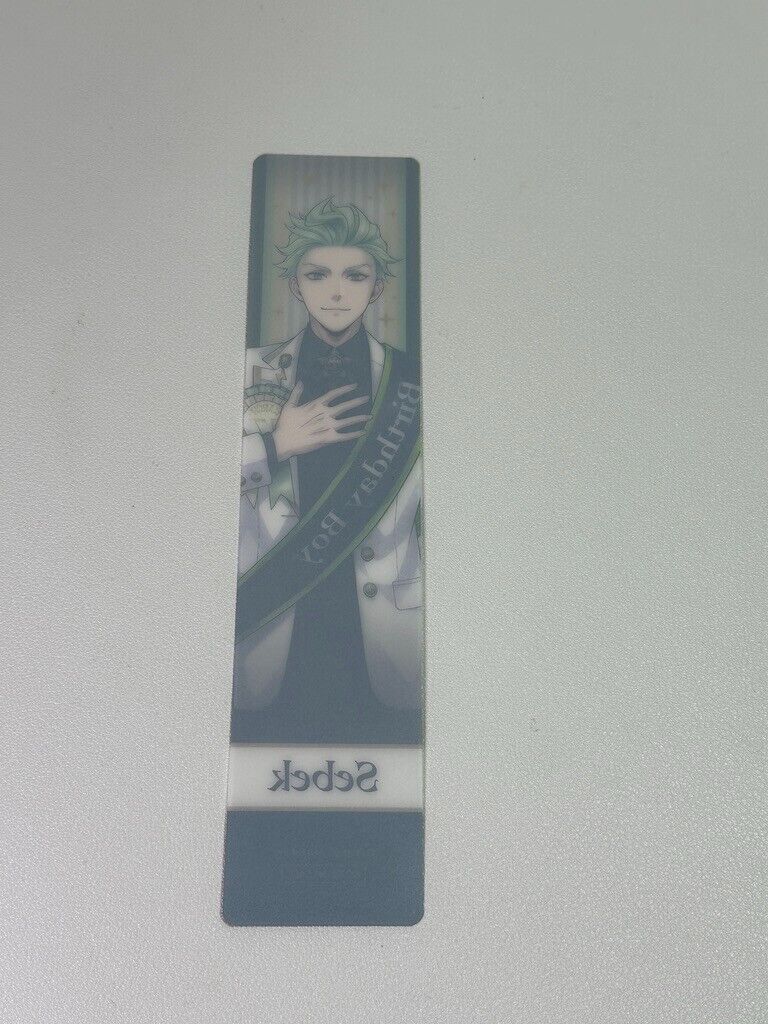 Twisted Wonderland Birthday Boy Clear Bookmark Diasomnia Sebek Zigvolt