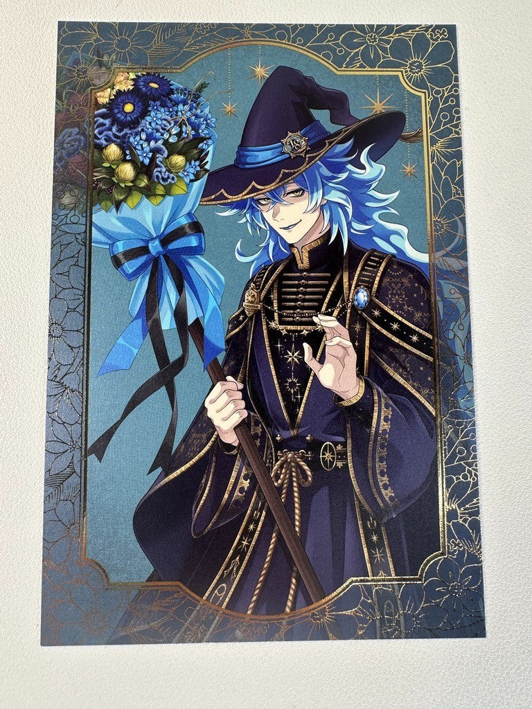 Twisted Wonderland Birthday Bloom Postcard Ignihyde Idia Shroud