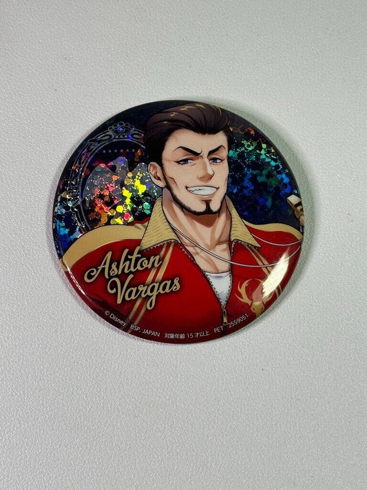 Twisted Wonderland Can Badge Night Raven College Ashton Vargas Glitter