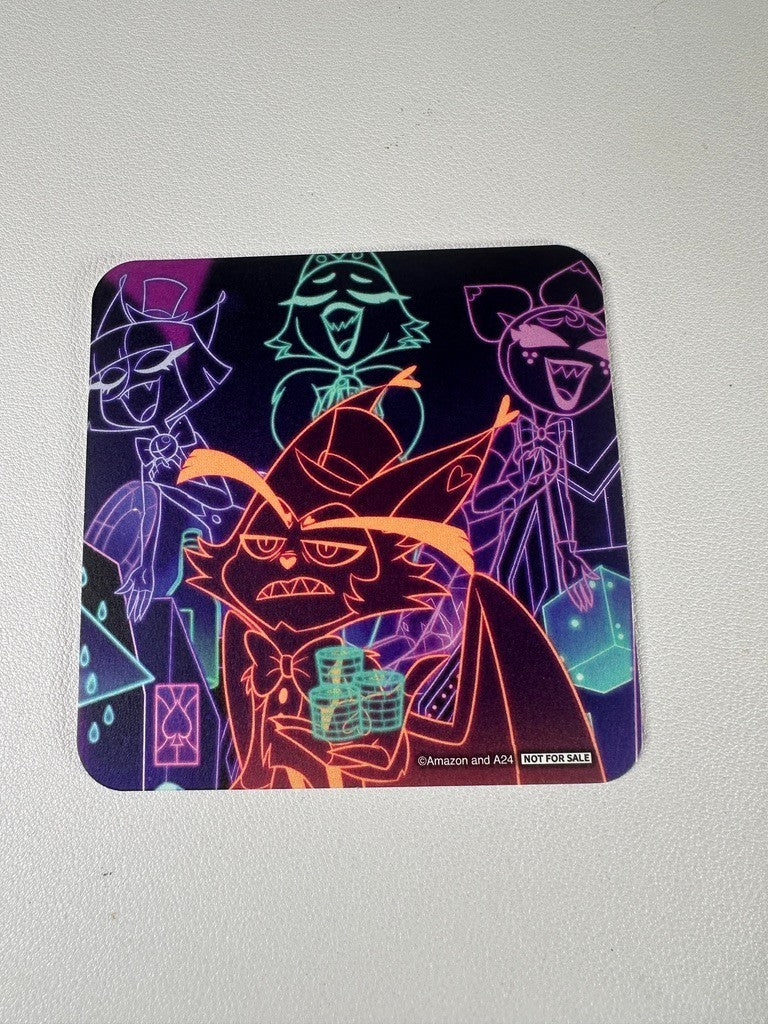 Hazbin Hotel Smile Base Cafe Paper Coaster Husk