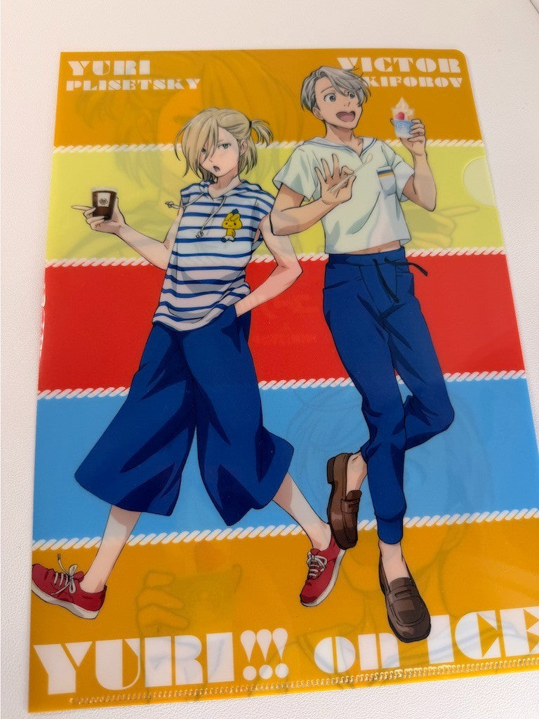 Yuri!!! on Ice Ministop Clear File Yuri Victor