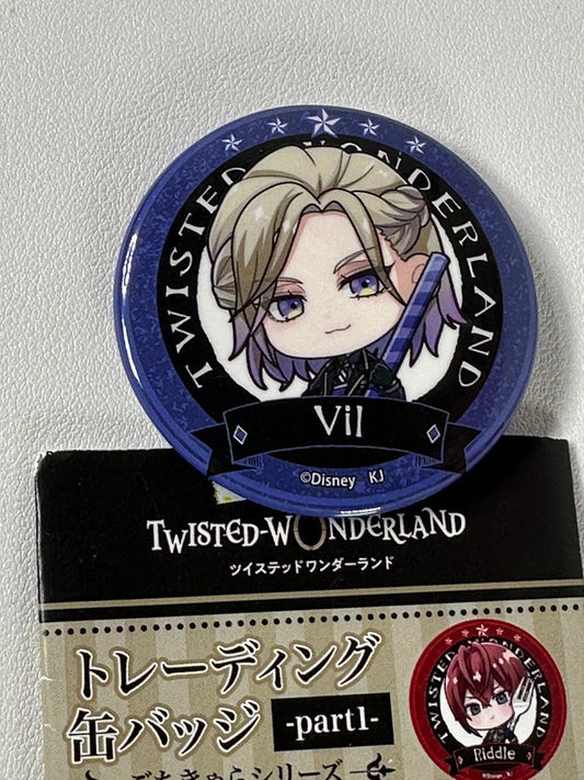 Twisted Wonderland Gochicara Can Badge Pomefiore Vil Schoenheit