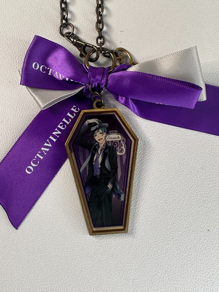 PREOWNED Twisted Wonderland Ribbon Bag Purse Charm Octavinelle Floyd Leech Purse