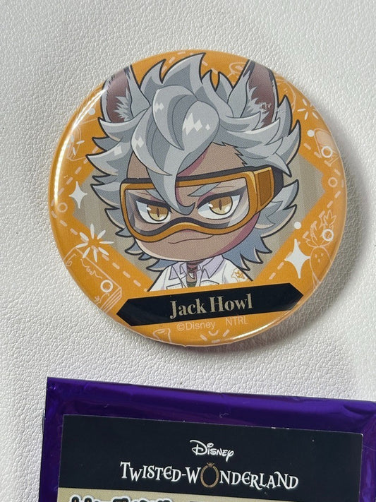 Twisted Wonderland Chibi Experimental Can Badge Savanaclaw Jack Howl
