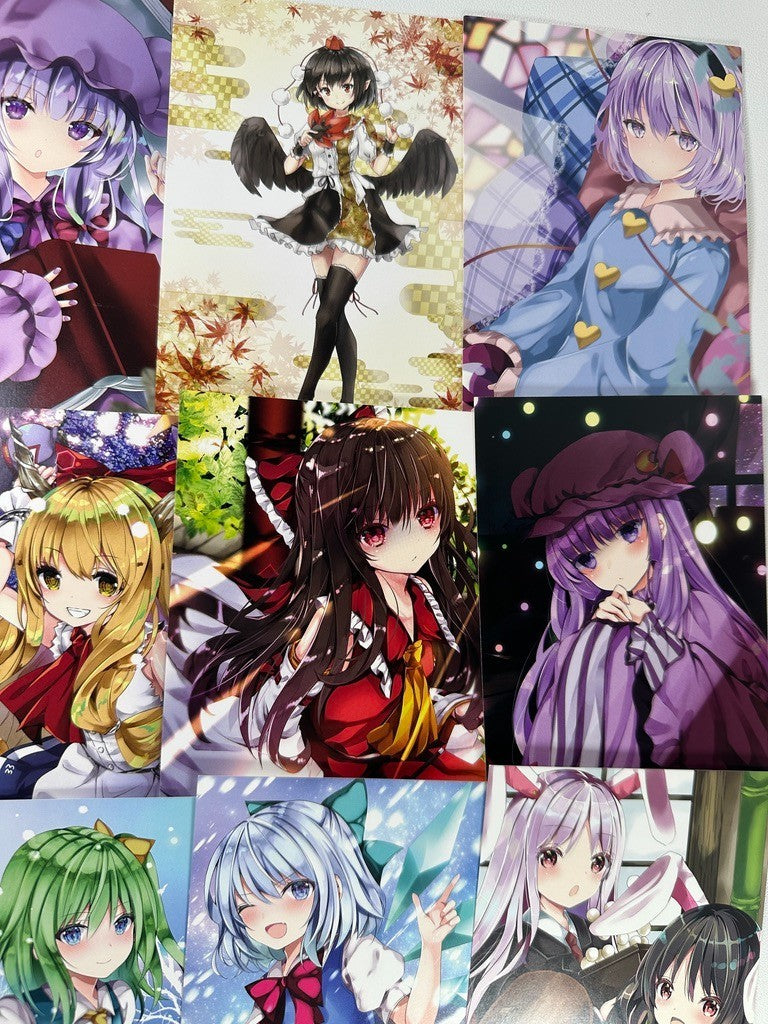 Touhou Project Postcard Set Remilia Reimu Cirno Wakasagi Hime Flandre