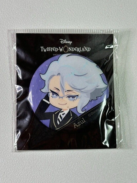 Twisted Wonderland Can Badge Octavinelle Azul Ashengrotto Chibi