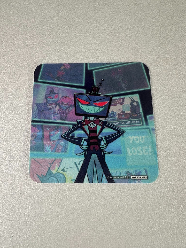 Hazbin Hotel Smile Base Cafe Paper Coaster Vox