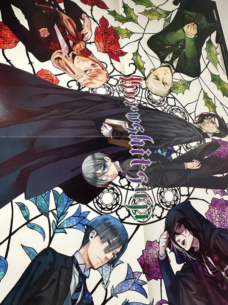 Black Butler Kuroshitsuji G Fantasy Poster Ciel Sebastian Boarding School