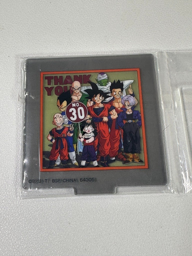 Dragon Ball Ichiban Kuji Acrylic Stand Thank You 30 Trunks Goku Vegeta
