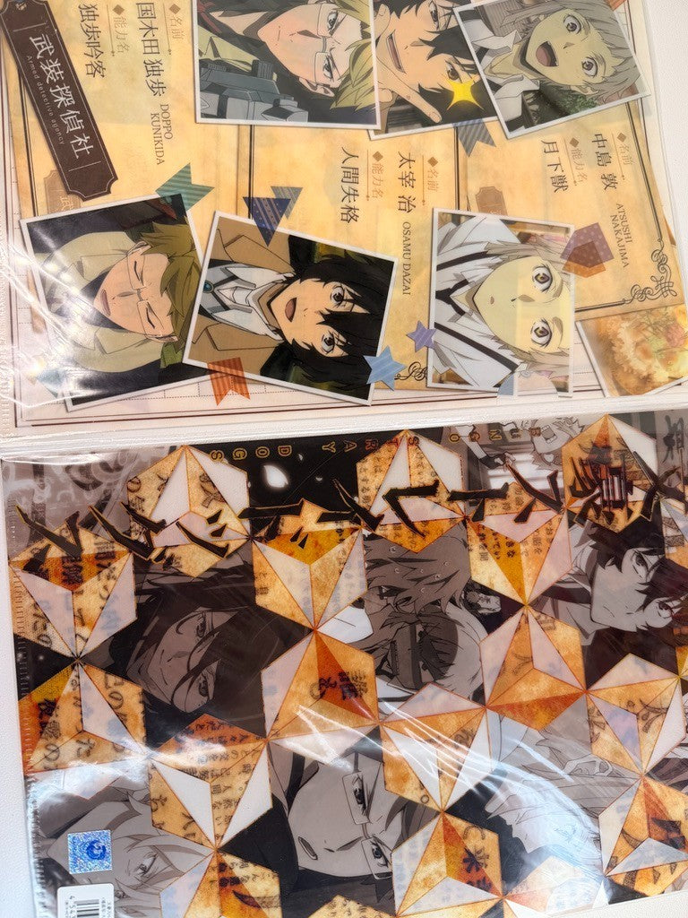 Bungo Stray Dogs Clear File Set Osamu Dazai Chuya Clients