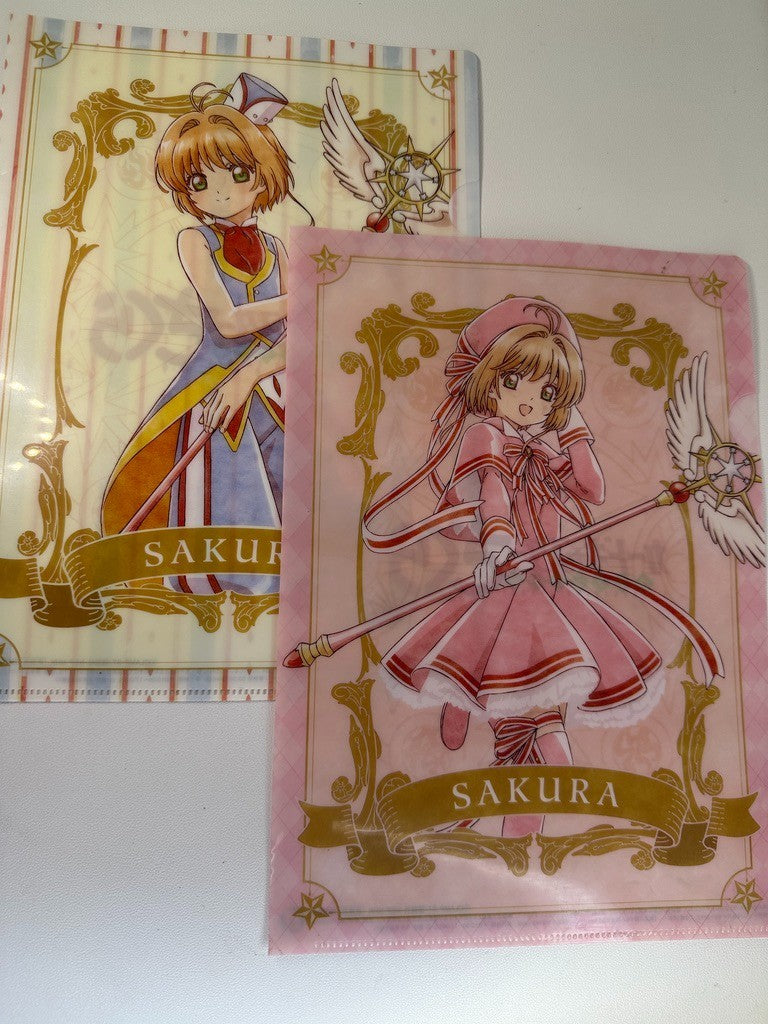 Card Captor Sakura Costume Clear File Set Yue Pink