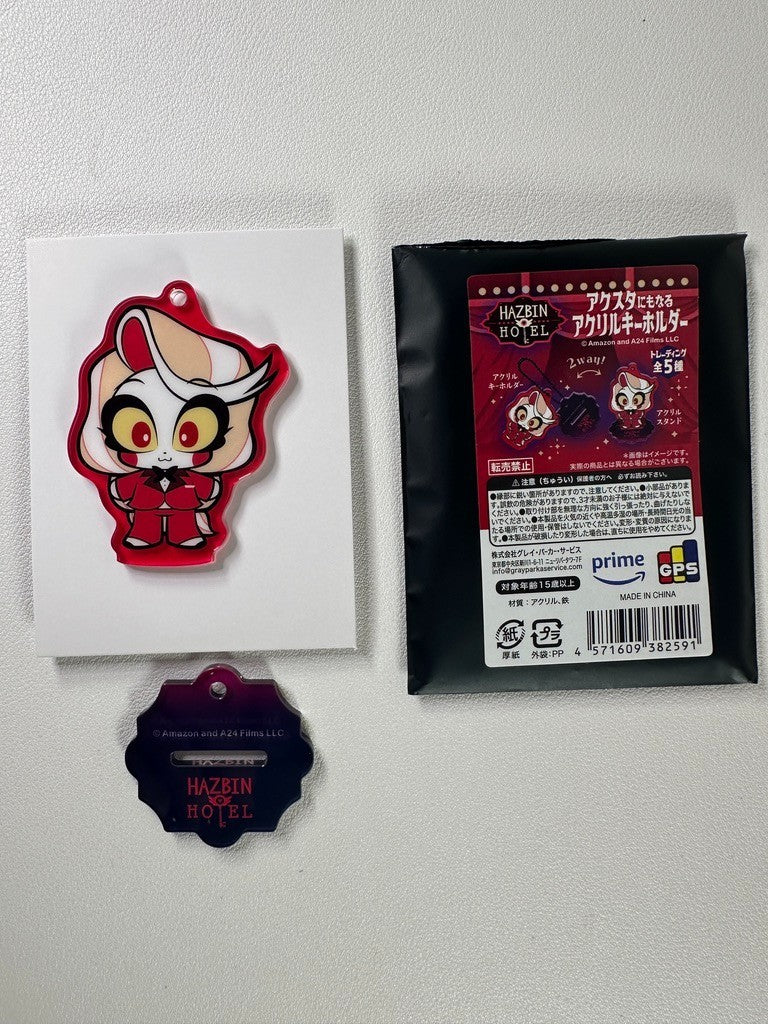 Hazbin Hotel Chibi Acrylic Stand Keychain Parco Charlie Morningstar