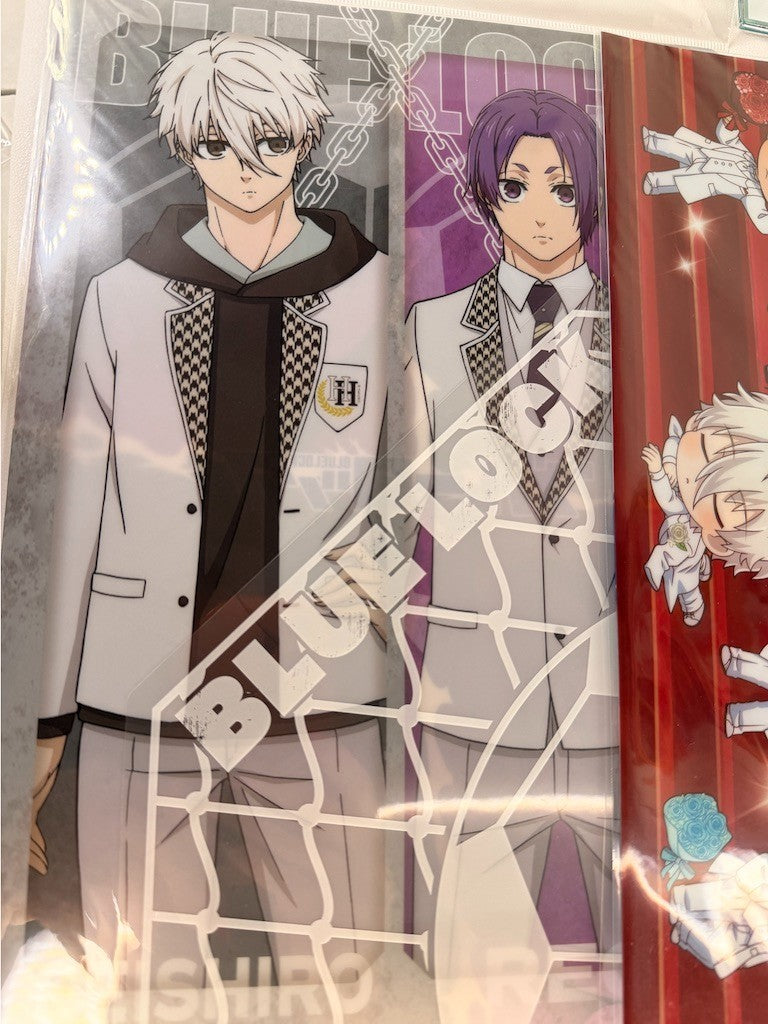 Blue Lock Clear File Set Reo Nagi Bachira Chigiri Rin