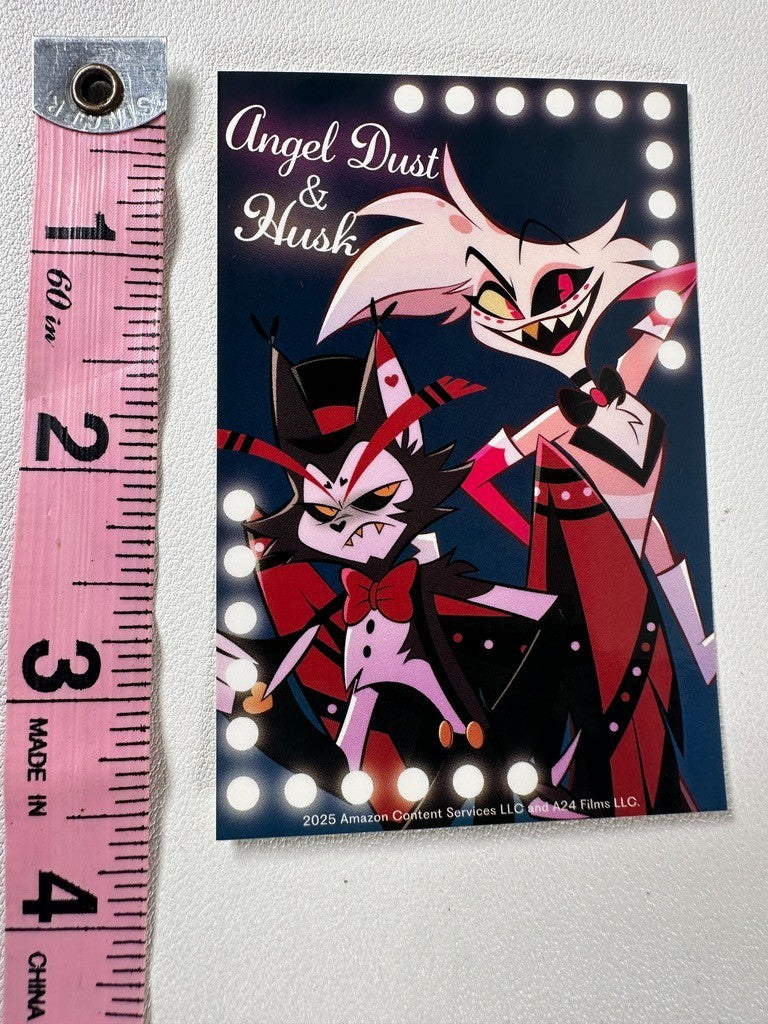 Hazbin Hotel Ikebukuro Pop Up Shop Promotional Sticker Husk Angel Dust