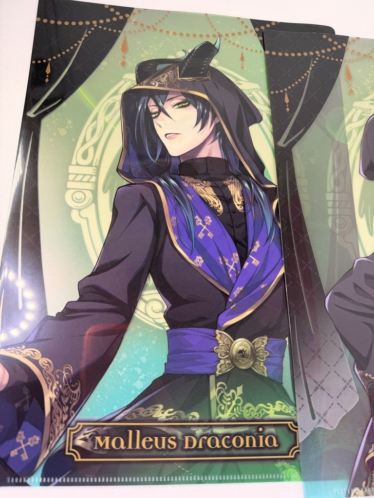Twisted Wonderland  Clear File Set Diasomnia Malleus Sebek Silver Lilia