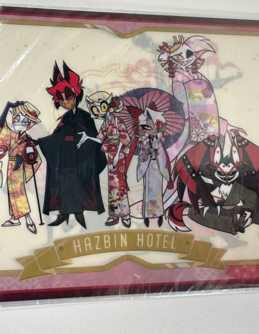 Hazbin Hotel Animate Kimono Clear File Angel Lucifer Alastor Nifty Charlie Husk