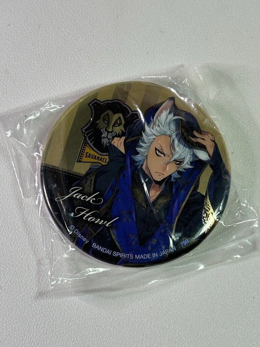 Twisted Wonderland Can Badge Savanaclaw Jack Howl Gold