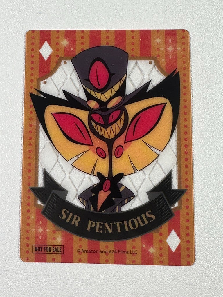 Hazbin Hotel Ikebukuro Pop Up Shop Clear Card Sir Pentious