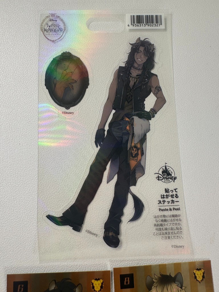 Twisted Wonderland Savanaclaw Sticker Set Leona Kingscholar Ruggie Bucchi