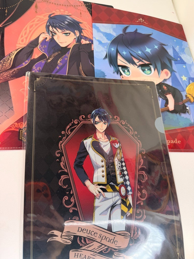 Twisted Wonderland Clear File Set Heartslabyul Deuce Spade