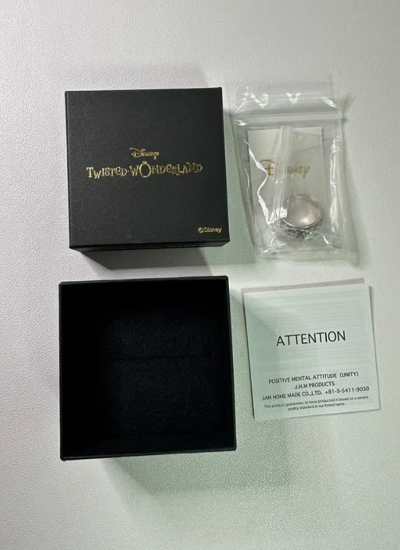 Twisted Wonderland Class Ring Diasomnia JAM HOME MADE US Size 5 - 6 New Lilia