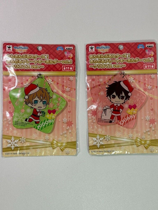 Ensemble Stars Christmas Key Chain Holder Vol 1. Midori Chiaki Set