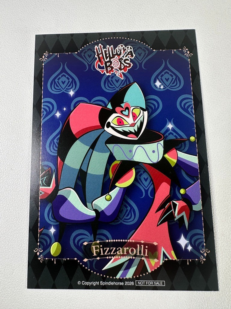 Helluva Boss Smile Base Cafe Postcard Fizzarolli