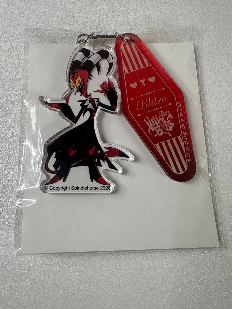 Helluva Boss Smile Base Cafe Arylic Charm Blitz