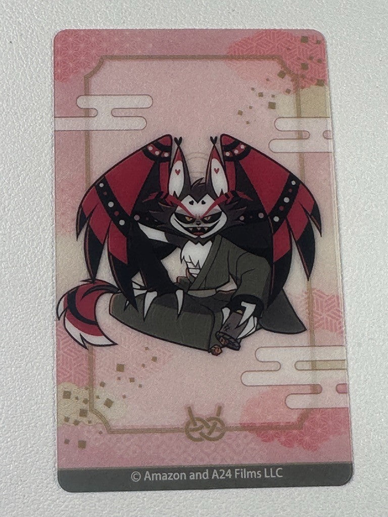 Hazbin Hotel Animate Cafe Kimono Clear Card Husk