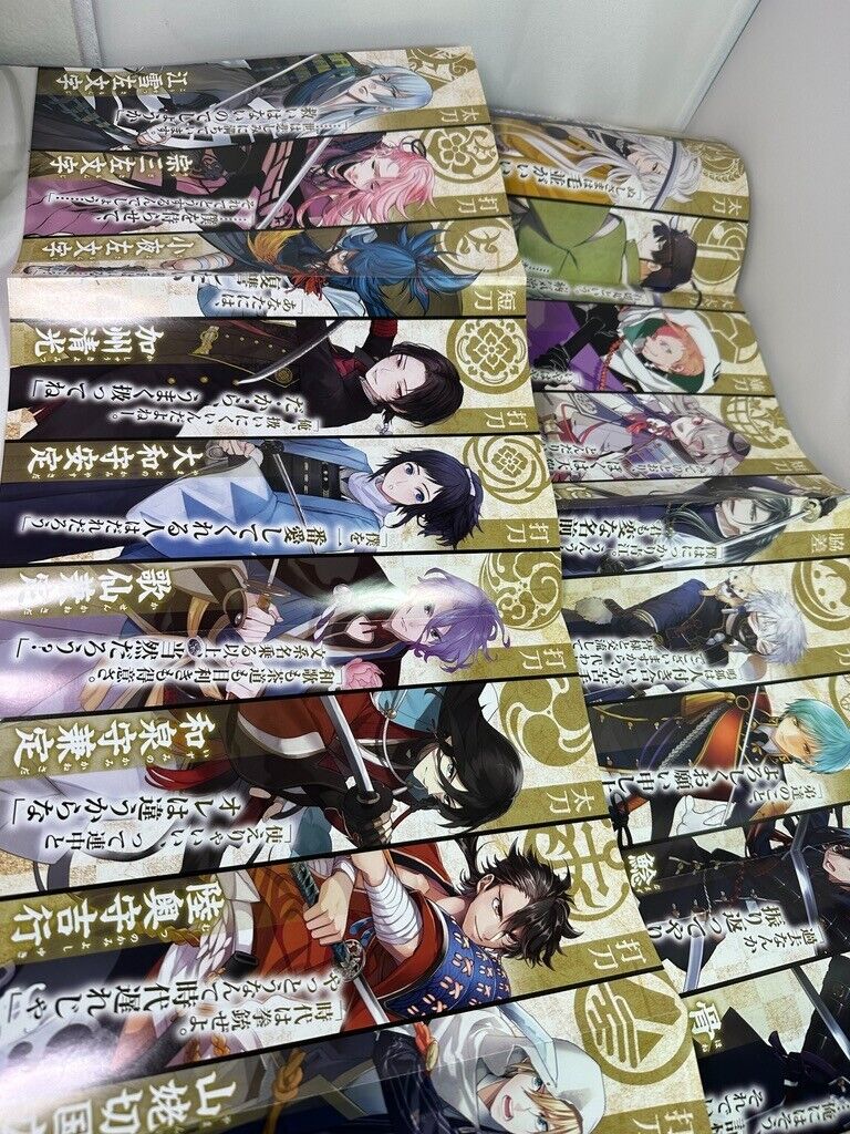 Touken Ranbu Hanamaru Oline Poster Set Mikazuki Souzasamonji Ketsugeki