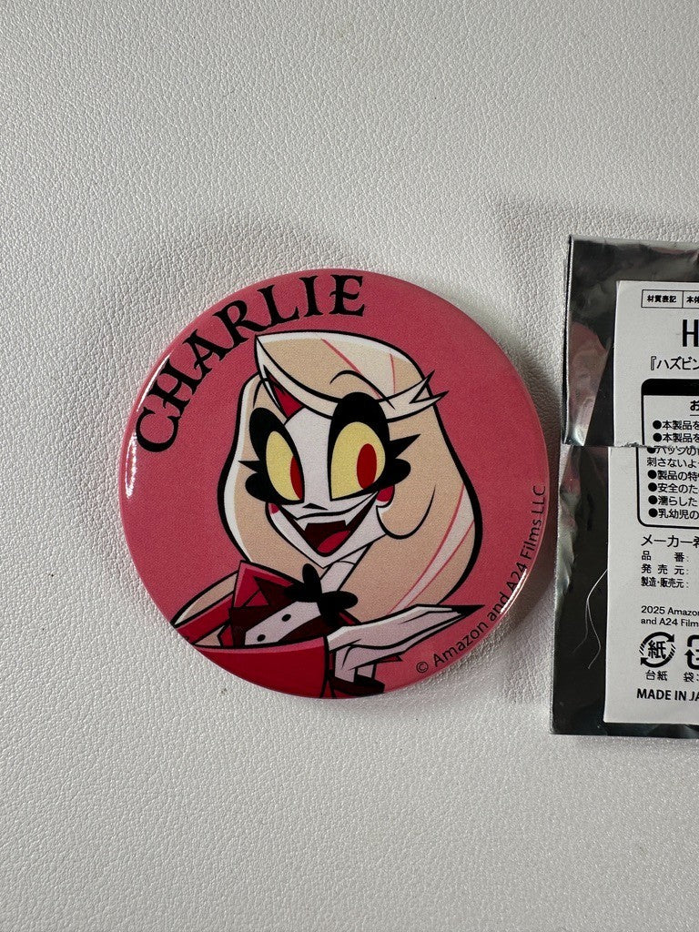 Hazbin Hotel Ikebukuro Pop Up Can Badge Can Badge Charlie Morningstar