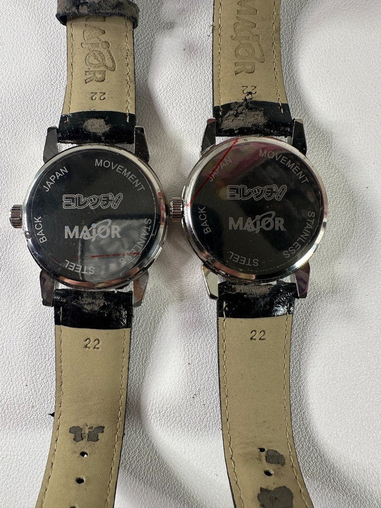 DAMAGED AS IS Hakuouki Wrist Watch Set Souji Okita