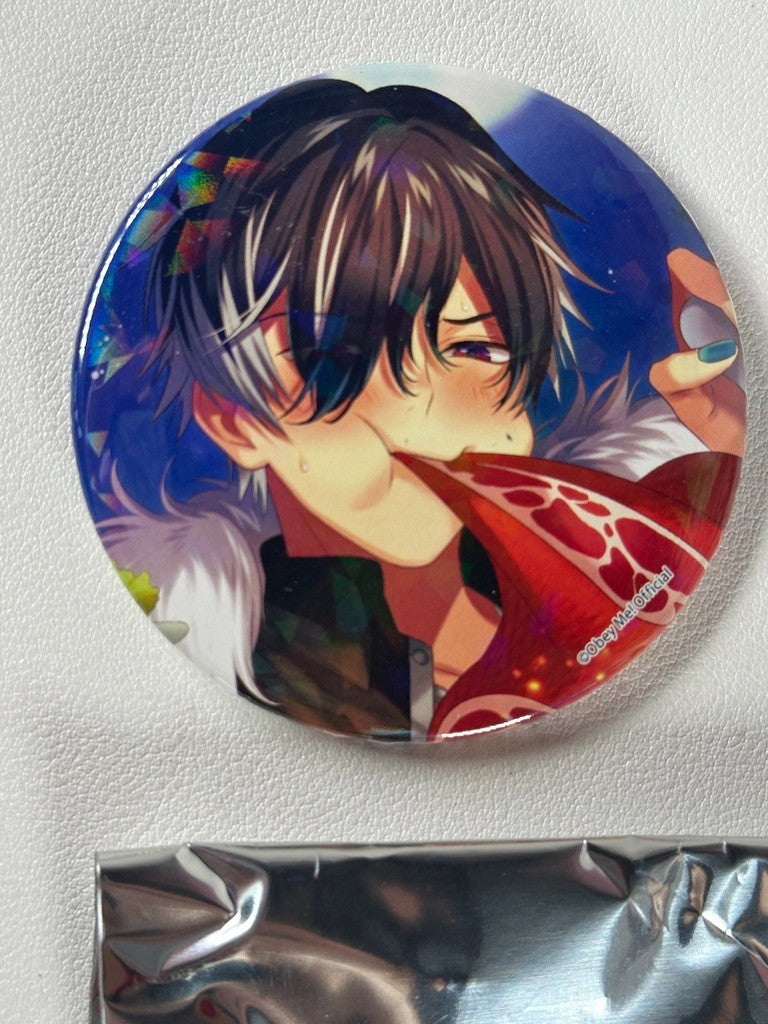 Obey Me! Marvelous Inc Can Badge Belphegor